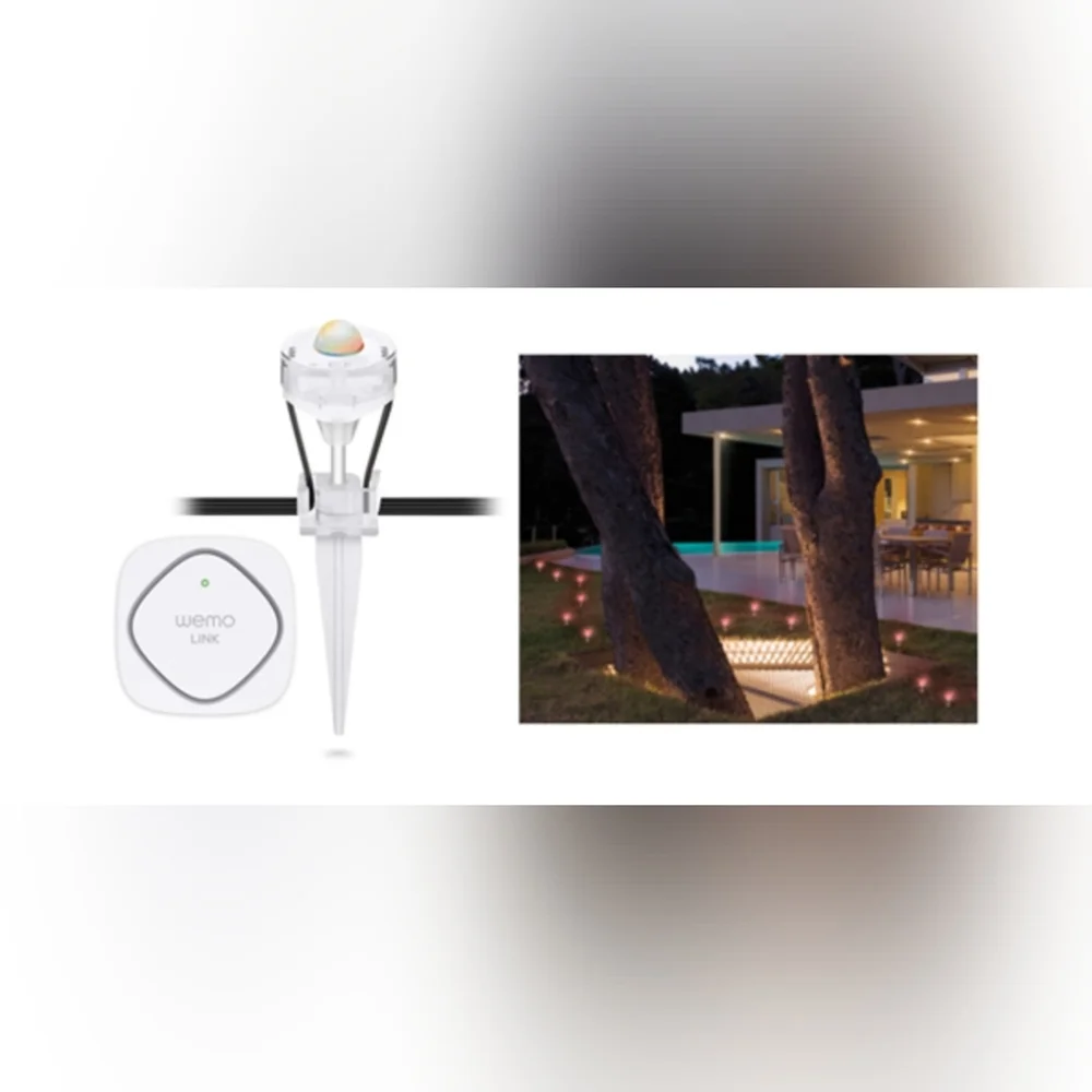 Belkin WeMo + Osram Lightify Gardenspot Mini RGB Starter Set